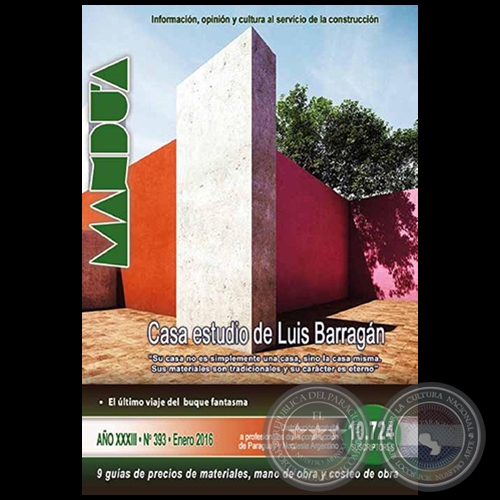 MANDU'A Revista de la Construcción - Nº 393 - Enero 2016